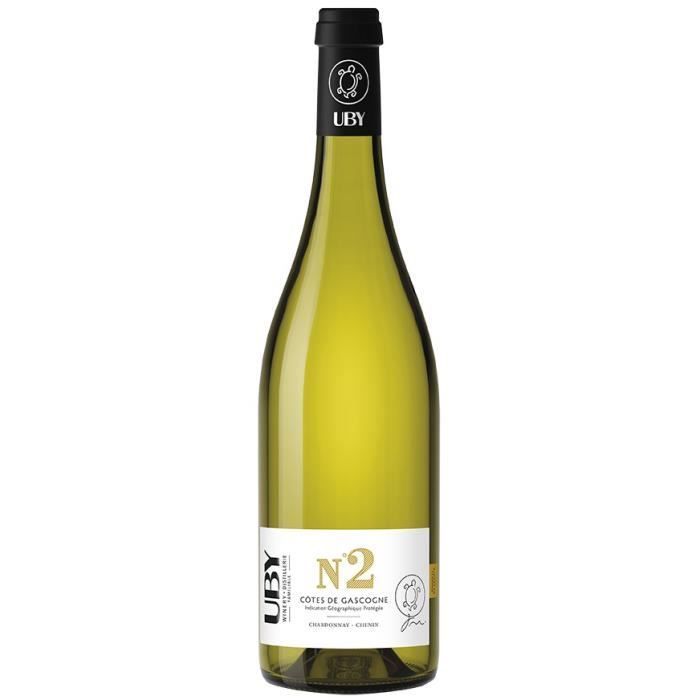 UBY N°2 Chardonnay-Chenin Côtes de Gascogne - White wine from Southwest France 2025