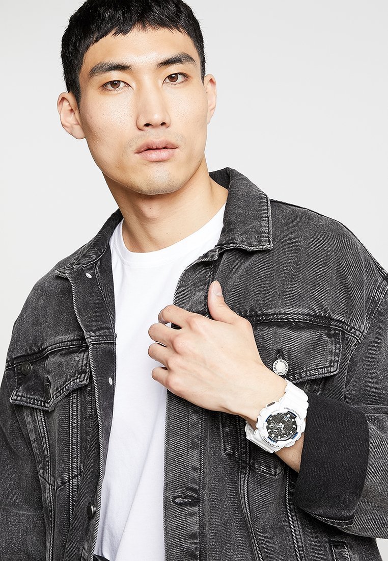 G-SHOCK GA-100B-7AER - Montre chronographe - blanche