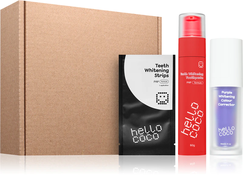 Hallo Coco set voor het bleken van tanden.