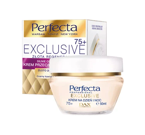 Perfecta Exclusive silnie odbudowujący krem przeciwzmarszczkowy do twarzy 75  50ml