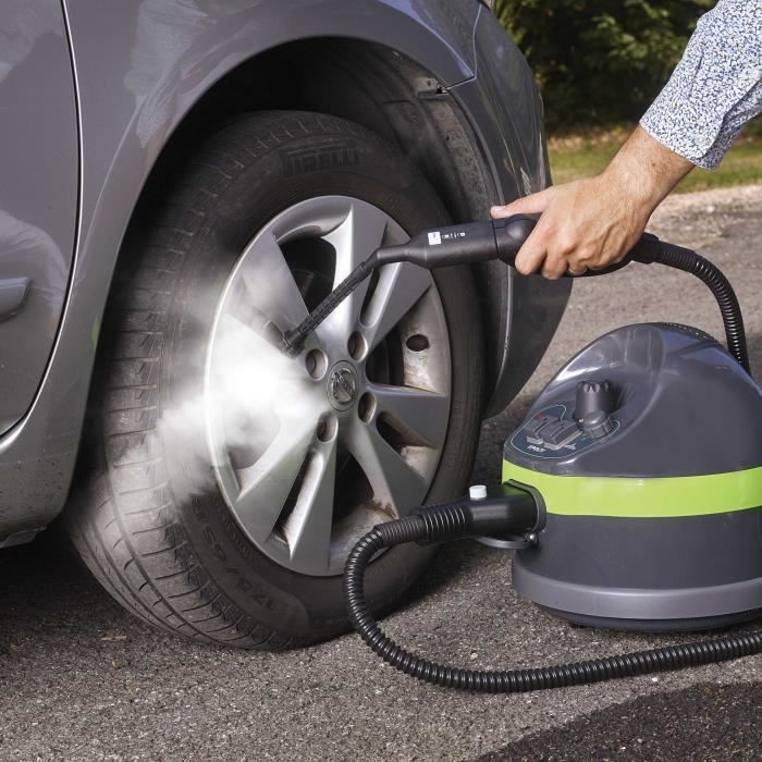 POLTI VAPORETTO CLASSIC 65 - Steam cleaner - limited autonomy - 4 BAR - 110g/min - 1500W - 7 accessories - Green + Black