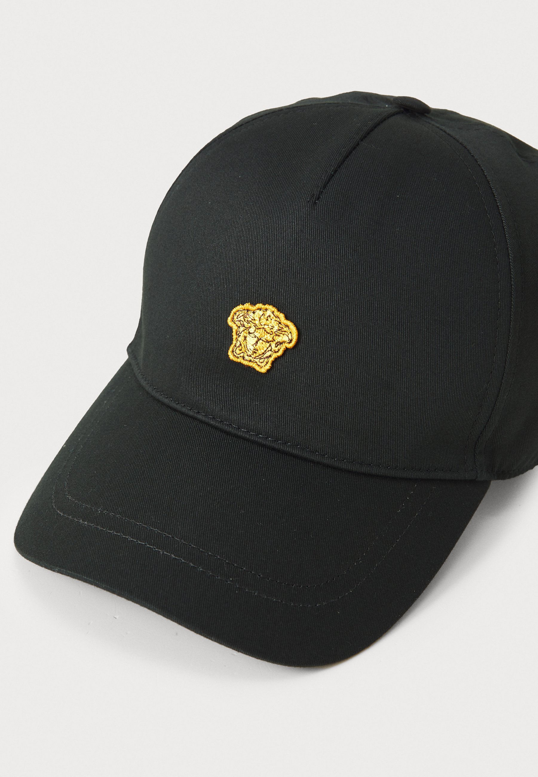 Versace MEDUSA PATCH UNISEX - Czapka - czarno-złota