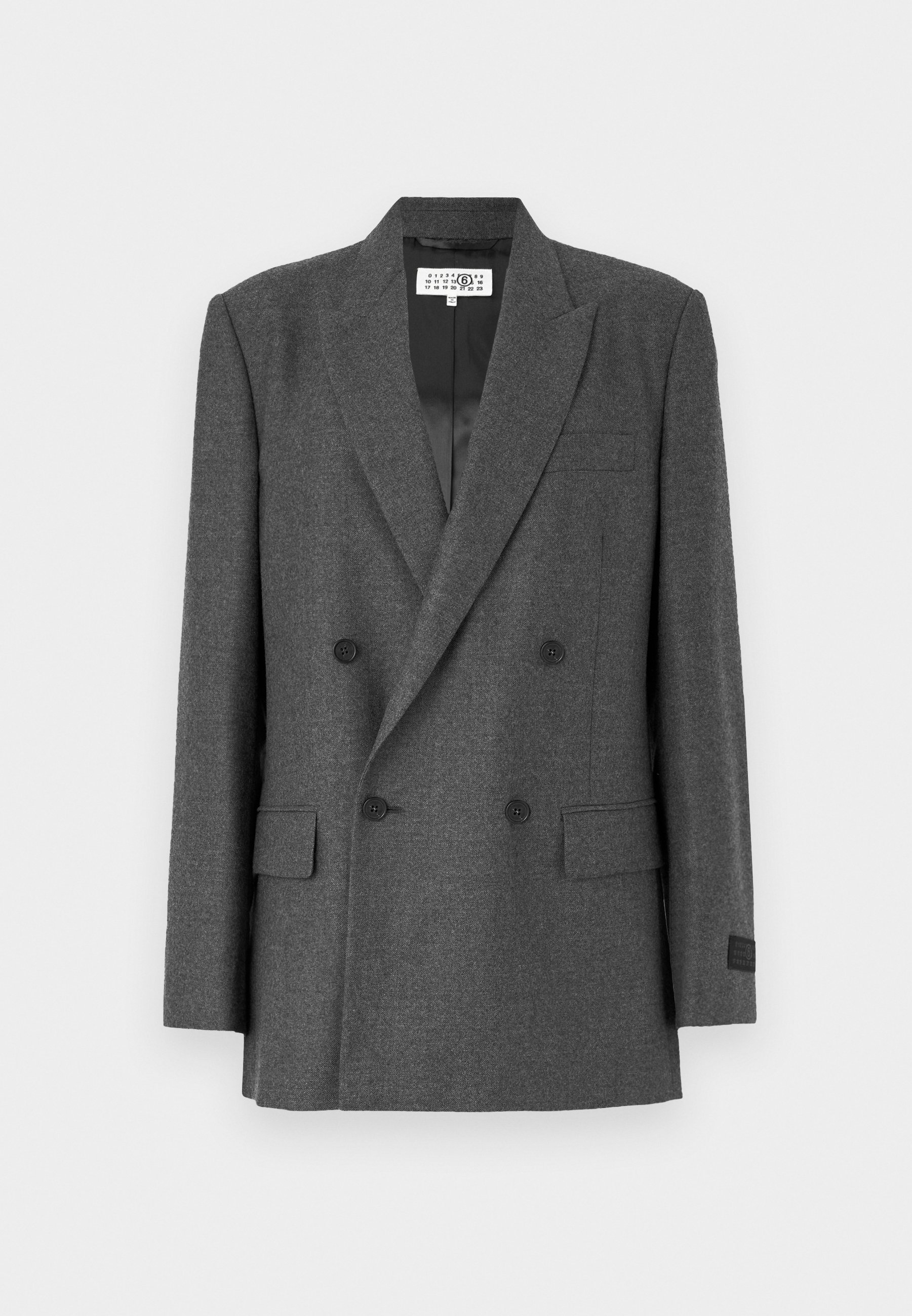 Jaqueta MM6 Maison Margiela - Blazer - cinza escuro