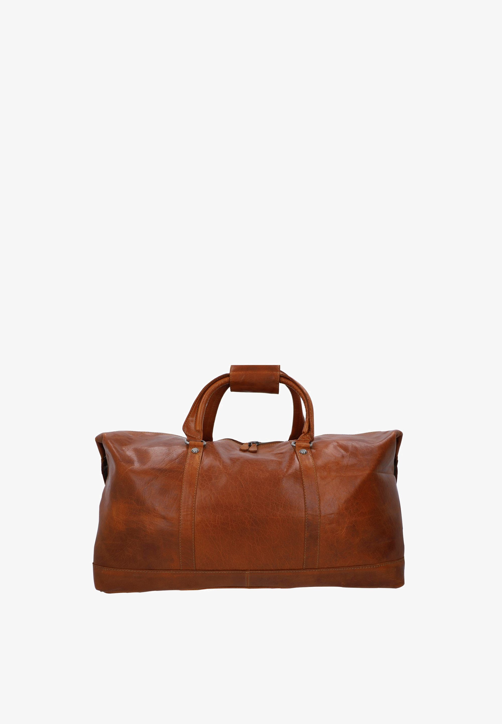 Gusti Leather RUBEN - Weekendtas - honingbruin