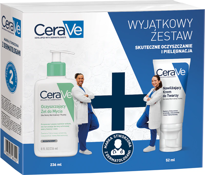 Kit CeraVe Edição Limitada para Presente de Natal para Pele Seca e Mista