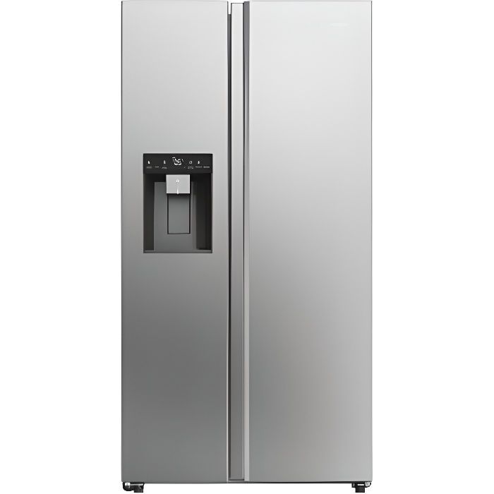 American-style refrigerator - HAIER - HSW59F18EIMM - Energy Class E - 601 L - 36 dB - Platinum