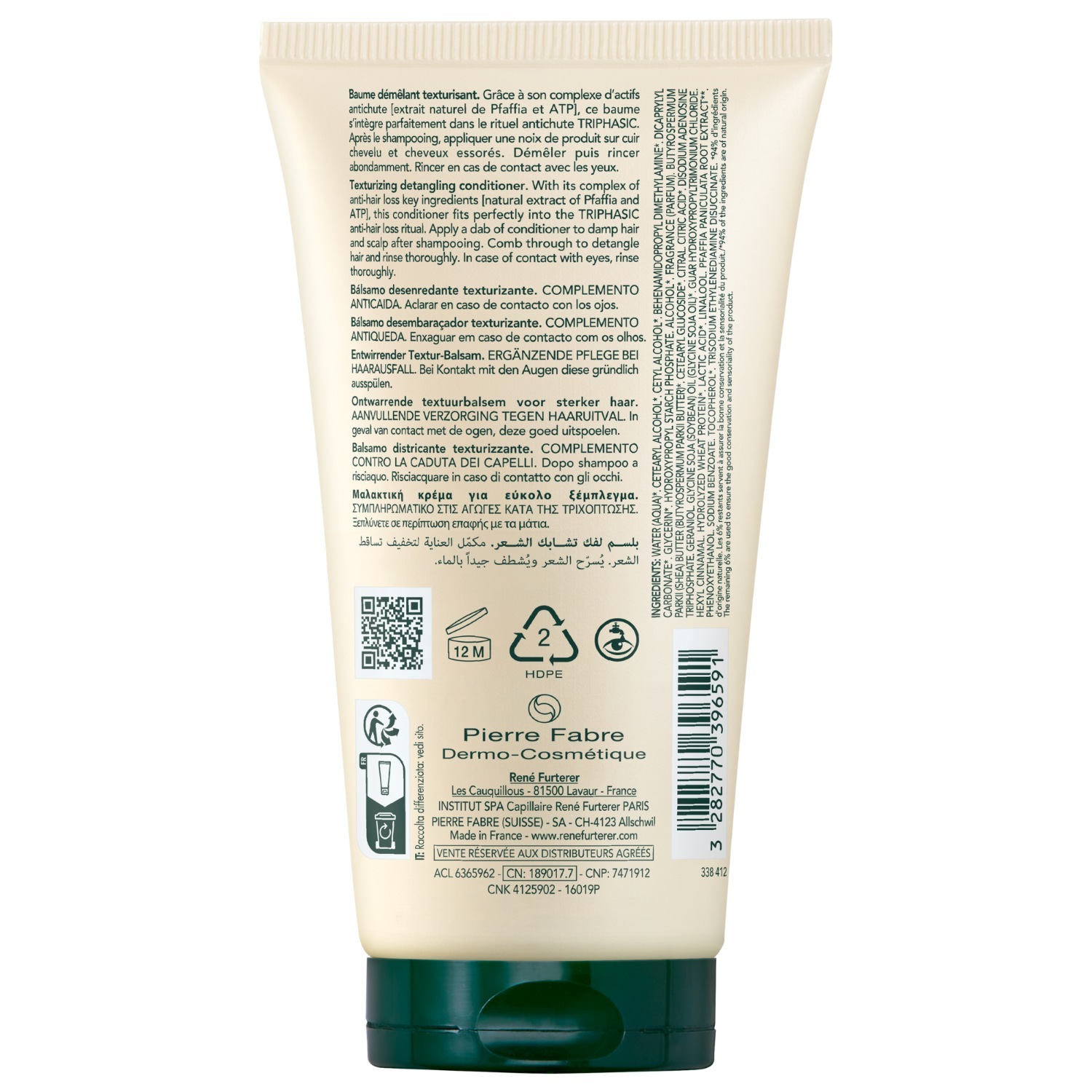 René Furterer Trojfázový texturizačný a rozčesávací kondicionér - 150 ml
