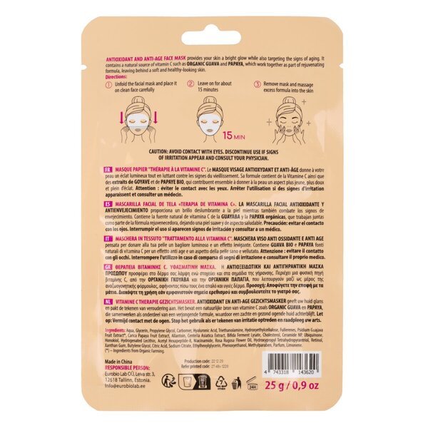 Maska za lice s vitaminom C Organic Shop