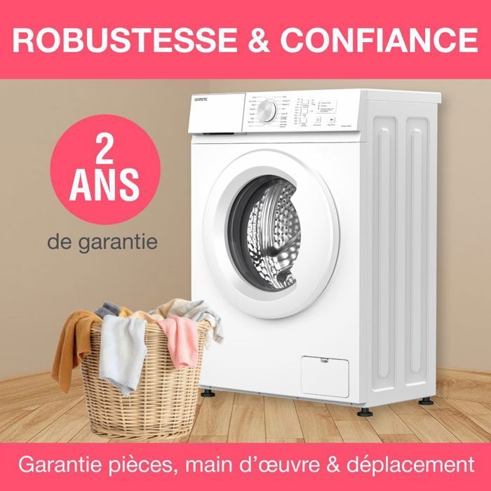 Lavadora frontal OCEANIC OCEALL610WA - 6 kg - Inducción - 60 cm - 1000 rpm - Blanca