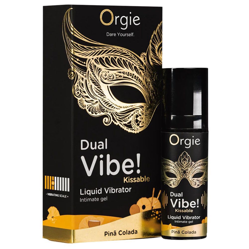 Orgie Dual Vibe! Skūpstāms šķidruma vibrators