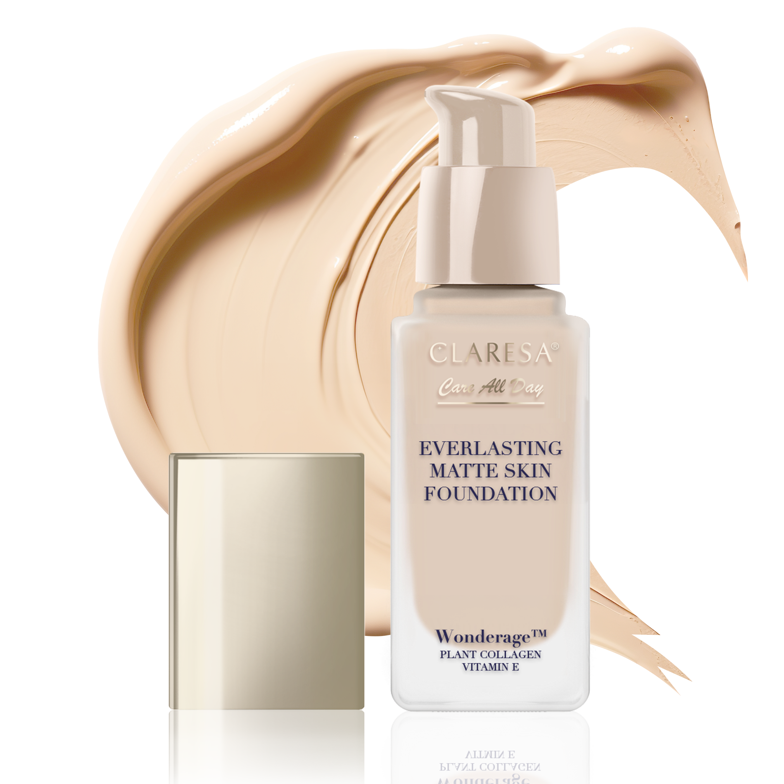 Base de maquillaje Claresa EVERLASTING MATTE SKIN CARE TODO EL DÍA