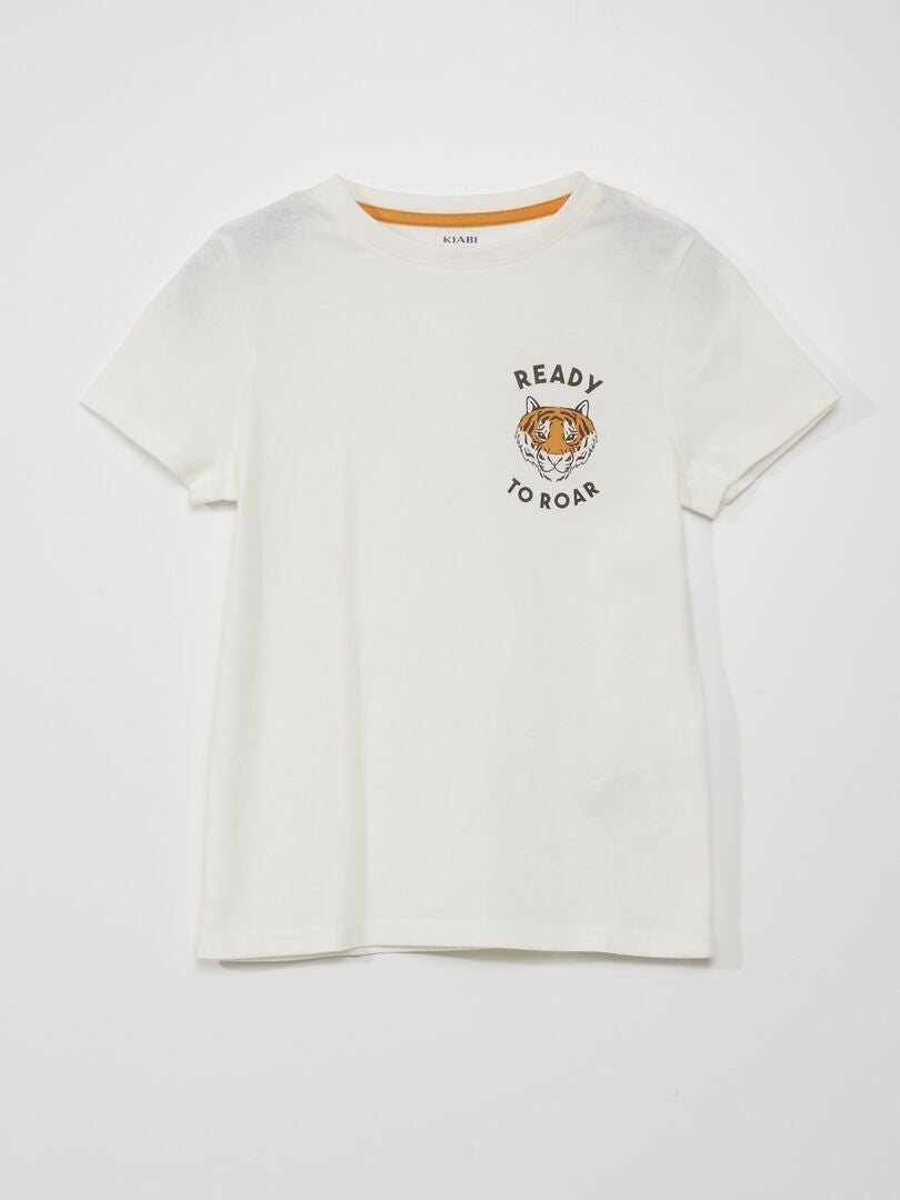 Conjunto de 3 camisetas de malha - BEGE