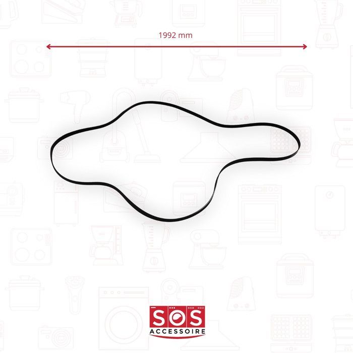 Correa para secadora Bosch/Siemens 1992H7 - Accesorio para condensador de secadora