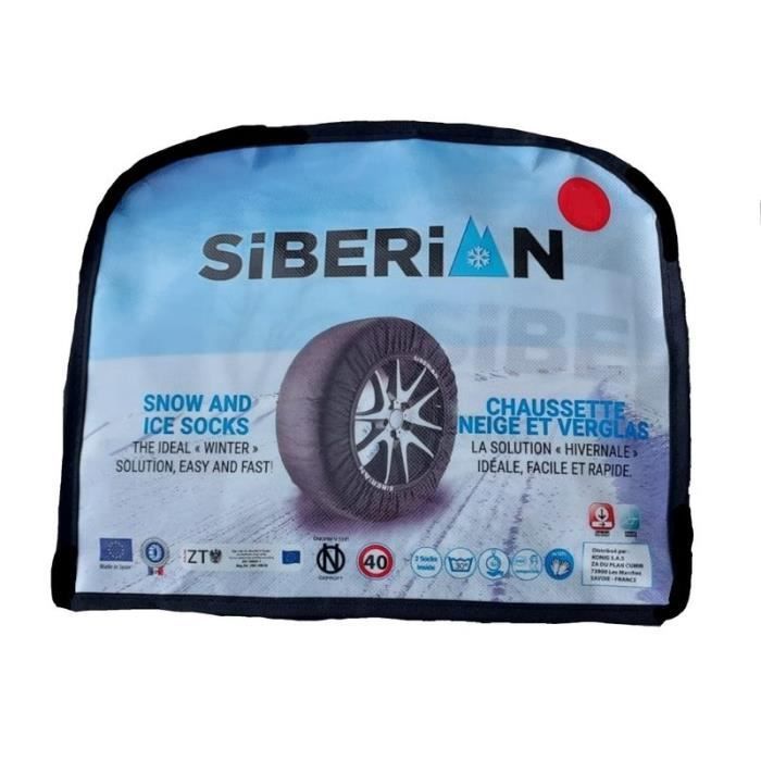 Fundas para neumáticos de nieve para coches, SUV y 4x4 - SIBERIAN M - Tamaño: 255/40-17