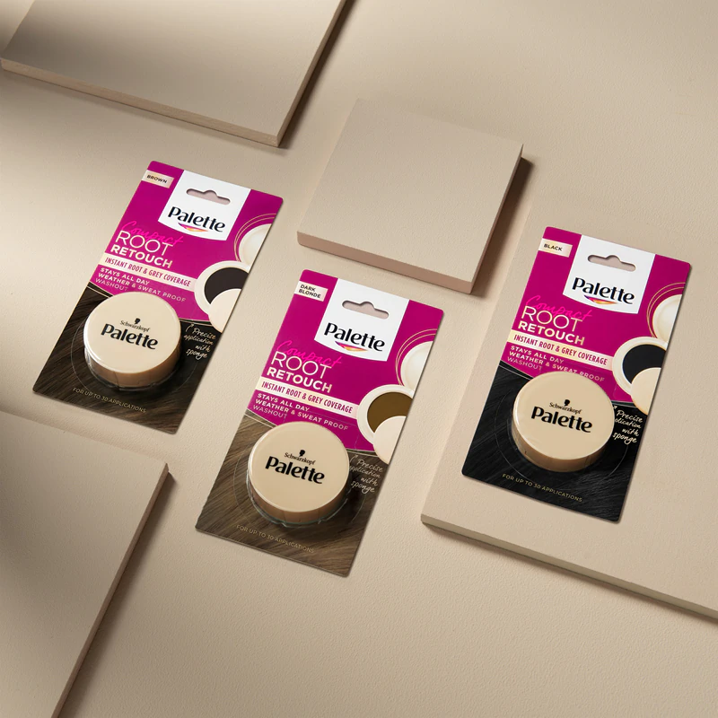 Schwarzkopf Palette Compact Root Retouch korektor na korienky a šediny s púdrovým efektom