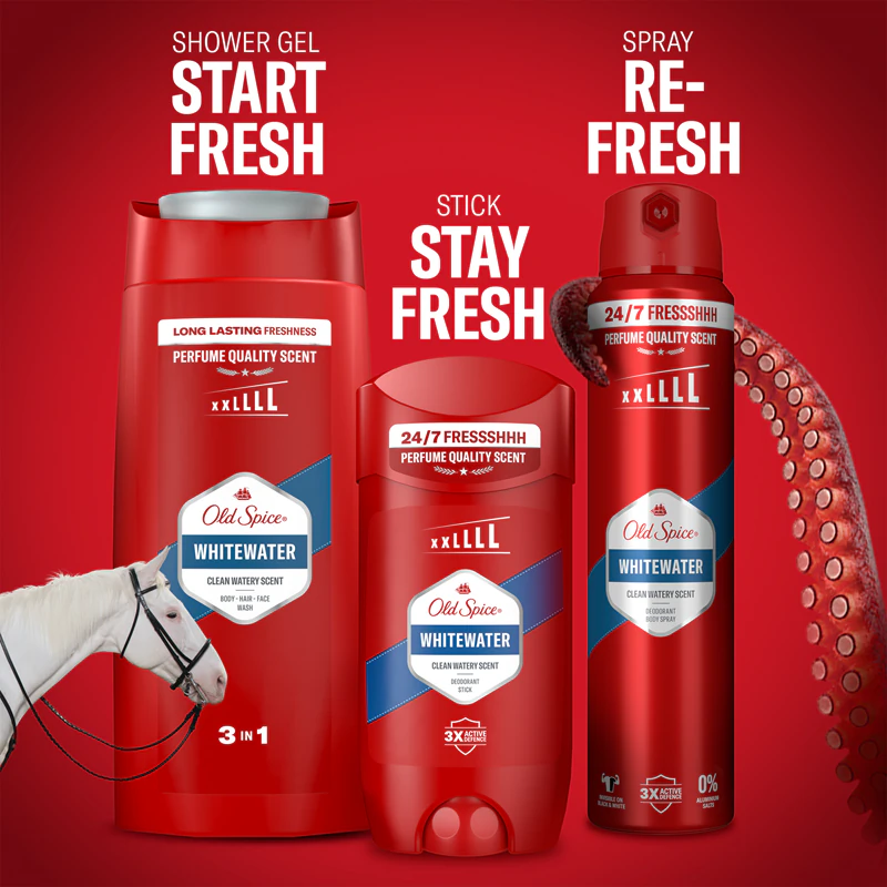 Old Spice Whitewater Deodorant Spray für Männer