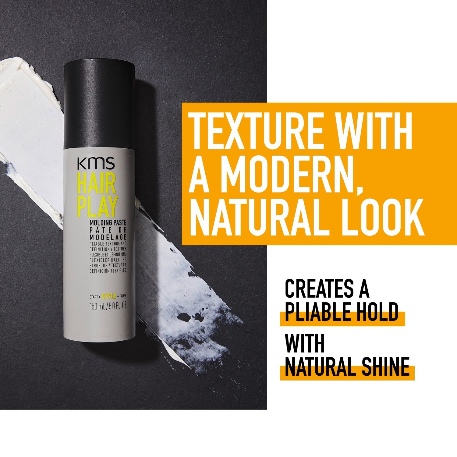 KMS matu krēms HAIRPLAY modelēšanas pasta - 150 ml