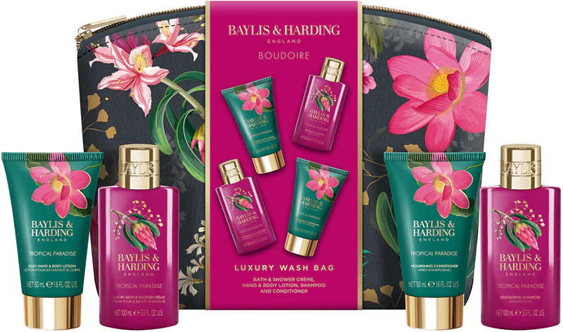 Baylis & Harding Boudoire Tropical Paradise cosmetische tas cadeauset