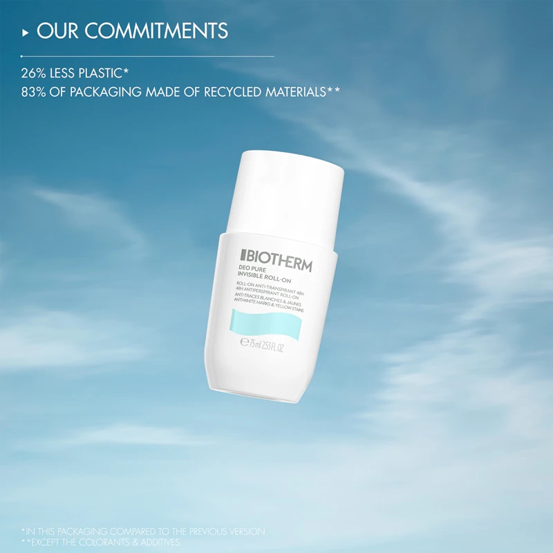 Biotherm Deo Pure Invisible antiperspirants-rullītis