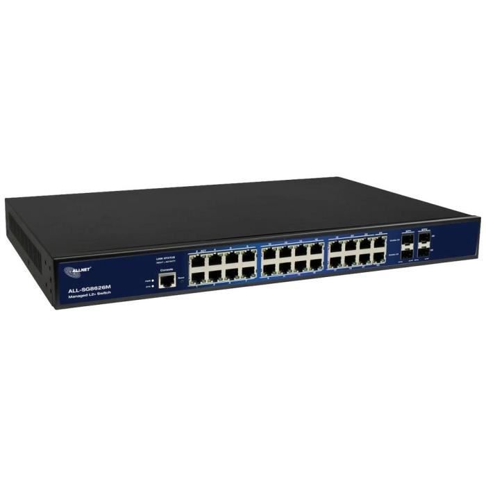 Managed Network Switch - ALLNET - A210804 ALL-SG8626M - 26 Ports - Gigabit Ethernet - 10/100/1000 MBit/s
