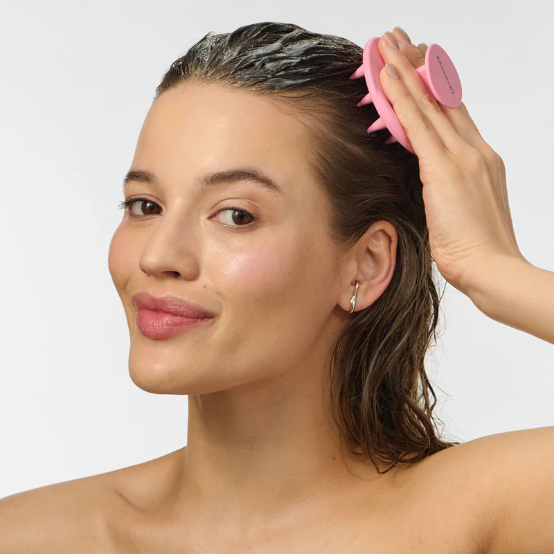 BrushArt Home Salon kefa na peeling pokožky hlavy príslušenstvo na masáž vlasov