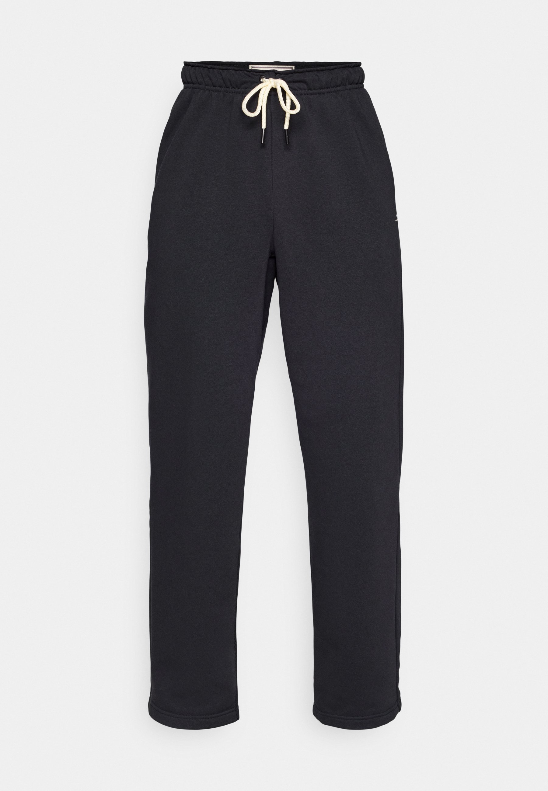 Nike Performance Hose mit offenem Saum – Trainingshose – schwarz/hellelfenbein