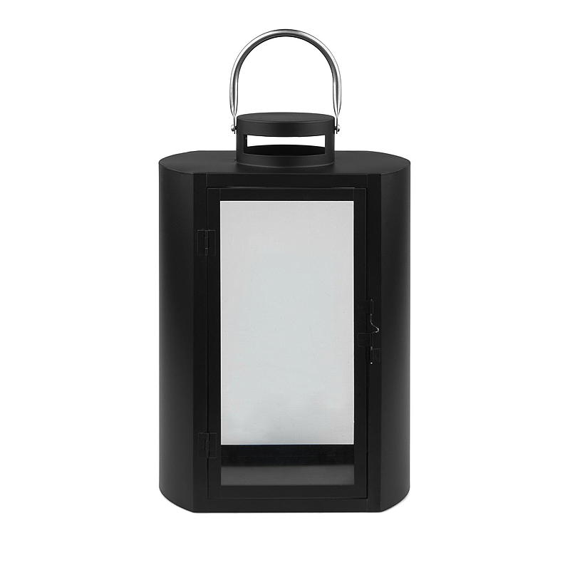 Hemlykta Villa 40x27x19 cm metall/glas svart