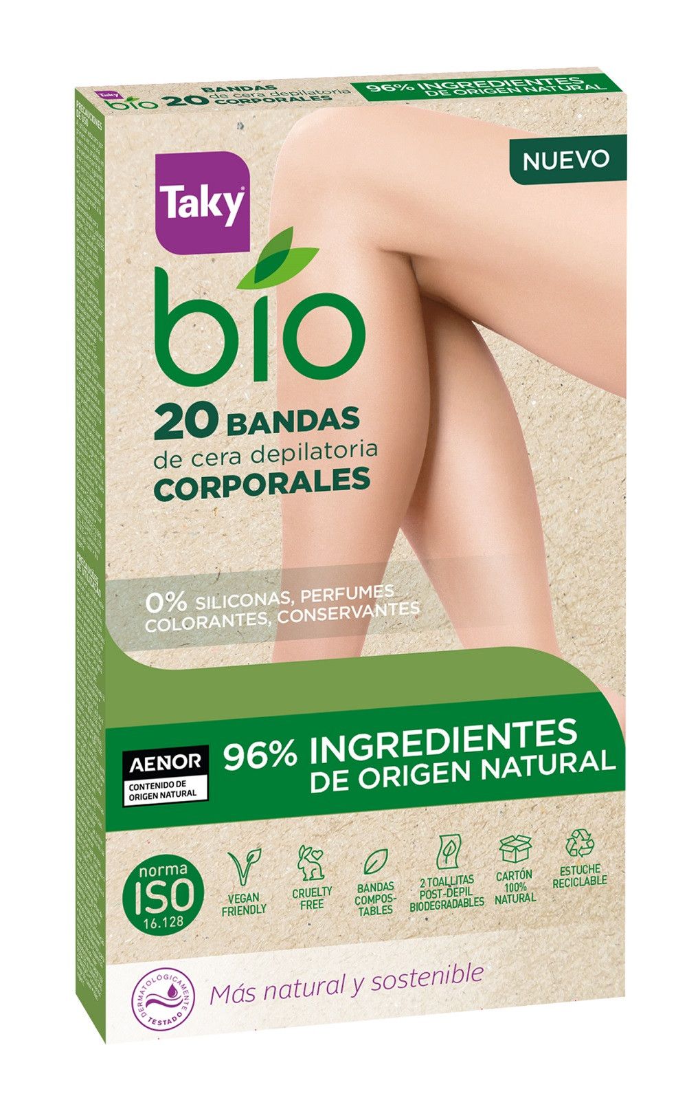 Bio depilačné pásiky na telo Pásiky na odstraňovanie chĺpkov
