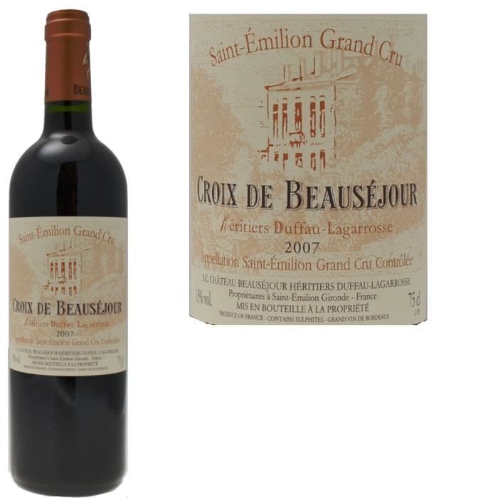 Croix de Beausejour 2007 Saint-Emilion Grand Cru - Vino Tinto Burdeos