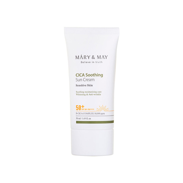Mary & May CICA Zklidňující opalovací krém SPF50+ PA++++ 50ml