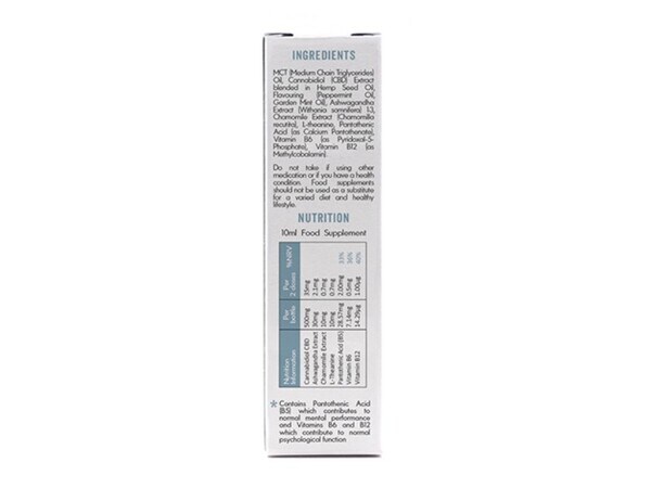 Grass & Co. Calm 500 mg 5,5 % CBD-kulutusöljy | Terveys | Superdrug