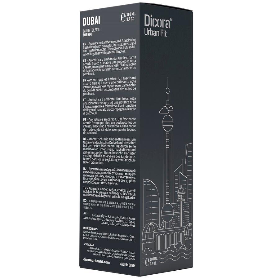 Toaletná voda Dicora Urban Fit Shanghai - 100 ml