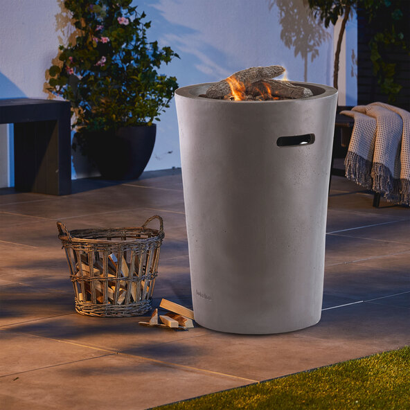 Gaskamin Compact Round, ανθραζίτη