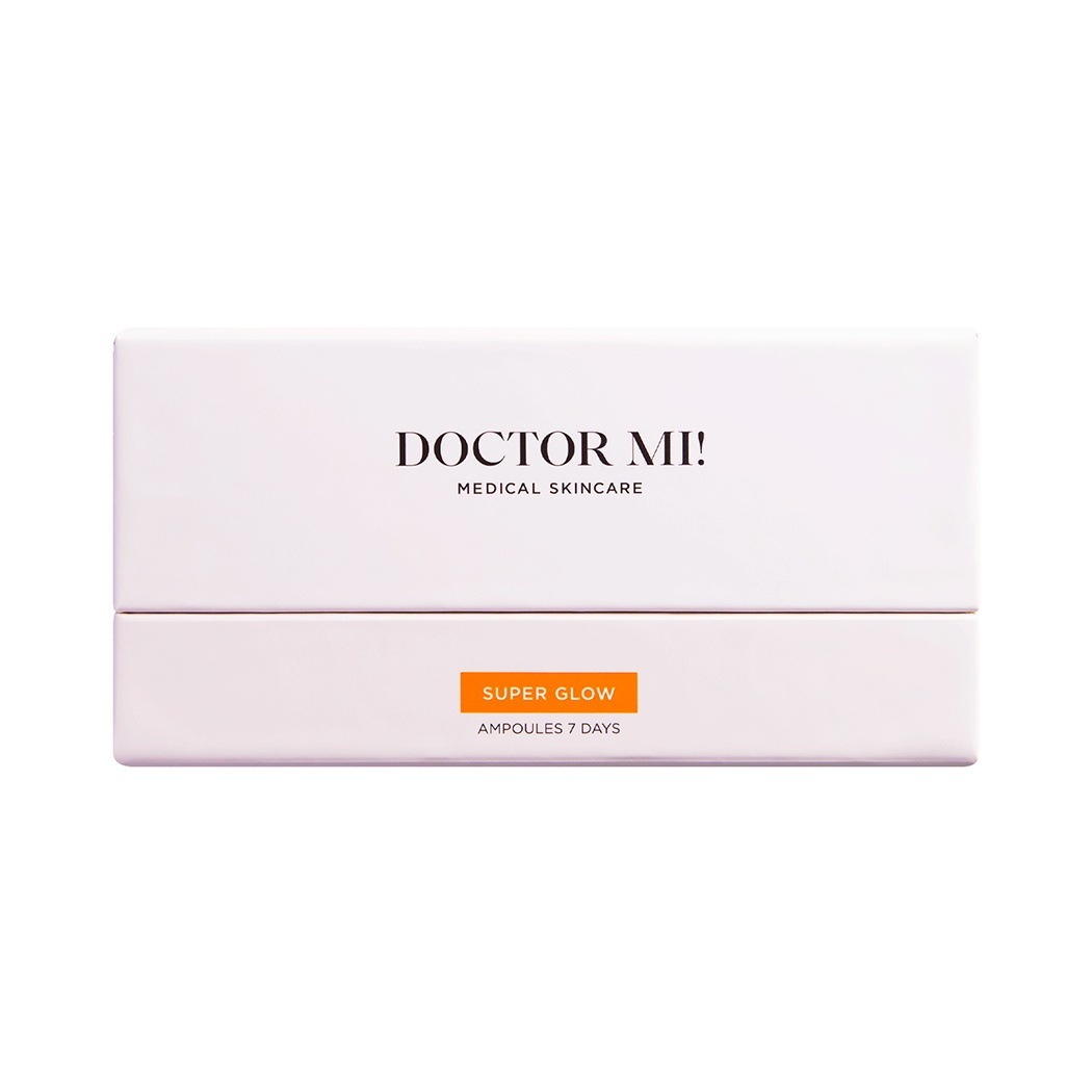 DOCTOR MI! Švytėjimo suteikiantis serumas SUPER GLOW ampulės - 7 x 2 ml