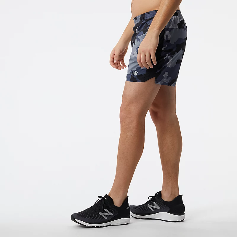 Short imprimé Accelerate 5 pouces pour homme - THUNDER