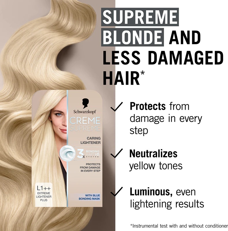 Schwarzkopf Creme Supreme permanentā matu krāsa matu balināšanai