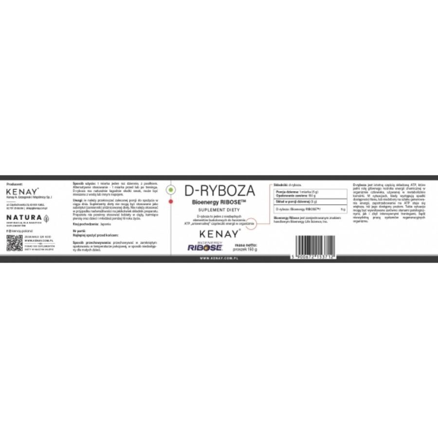 Kenay D-Rybose Bioenergie Ribosio