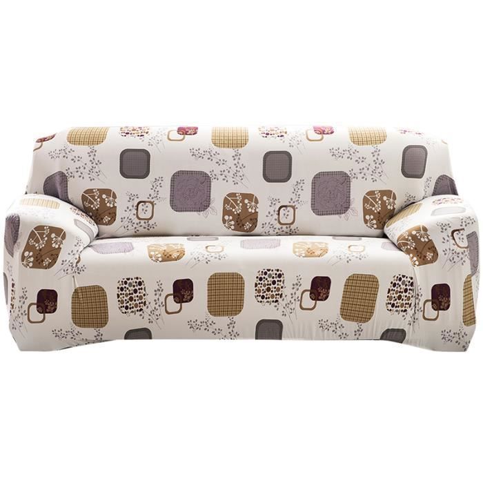 Funda moderna de tela elástica para sofá de 3 plazas, modelo 2# (190-230 cm).