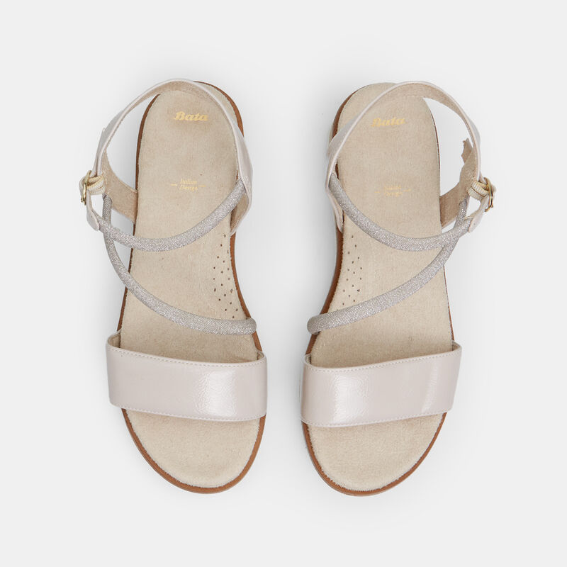 Damsandal med 3 cm platå