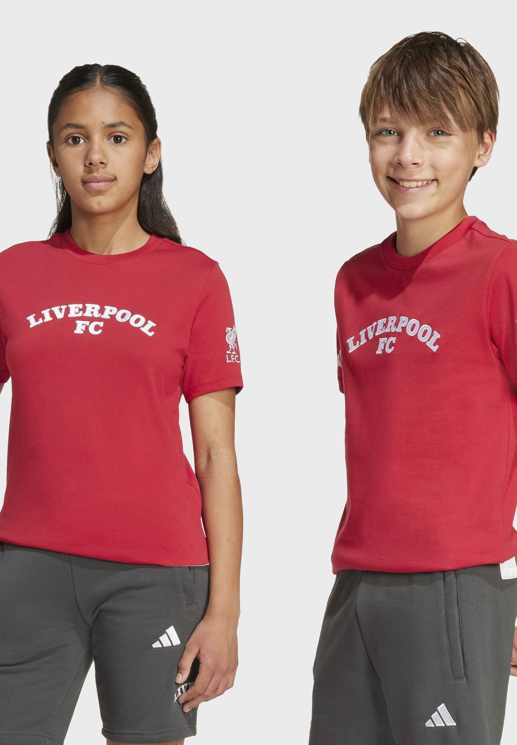 Maglietta da calcio adidas Originals LIVERPOOL FC US PACK TEE - rosso fragola