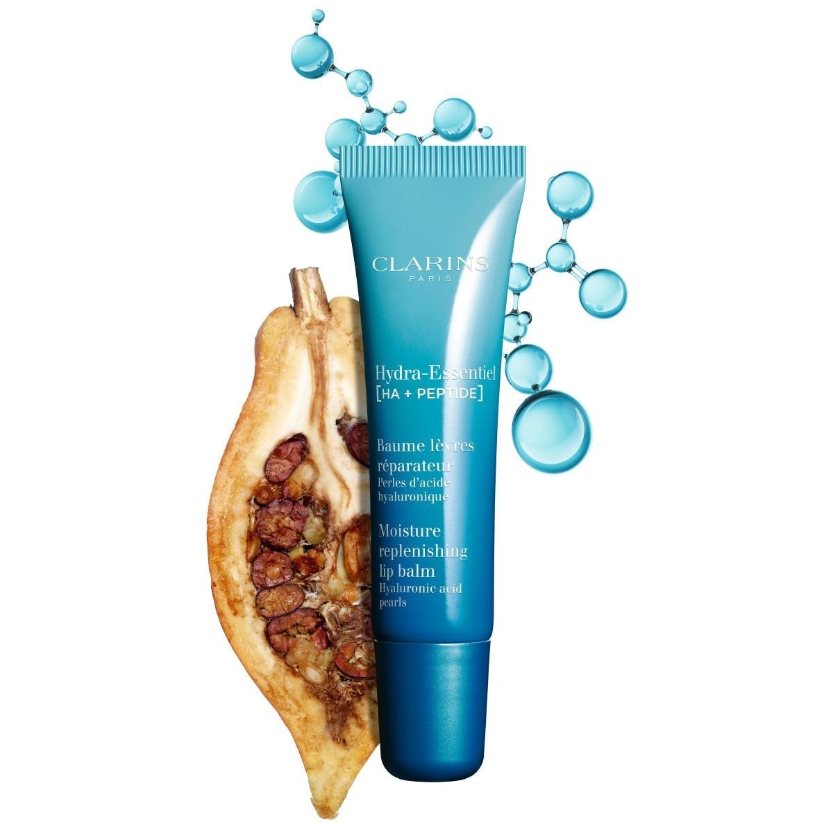 Clarins lūpų balzamas Hydra-Essentiel HA² Hydra-Essentiel [HA] drėkinamasis lūpų balzamas – 15 ml