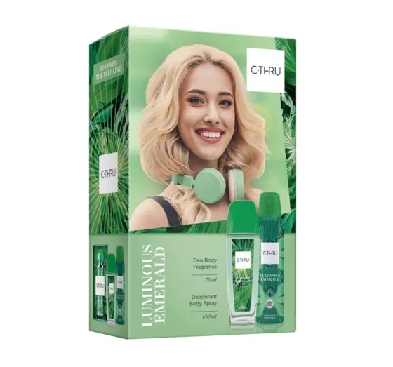 C-Thru Luminous Emerald zapachowy spray z atomizerem 75 ml   dezodorant spray 150 ml