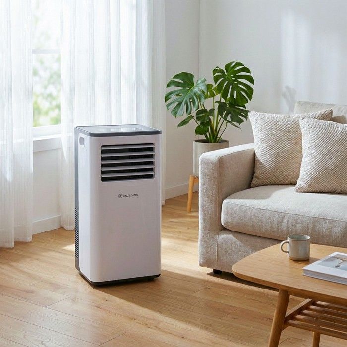 Ar-condicionado portátil - KING D'HOME - CLI097E - 9000 BTU (2,6 kW) - Desumidificação 28,8 L/dia - Fluxo de ar 320 m³/h