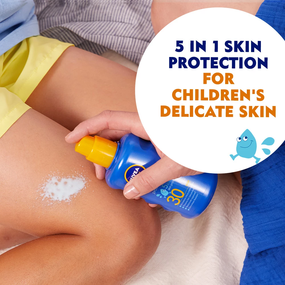 NIVEA Protect & Moisture naptej gyerekeknek SPF30 200 ml