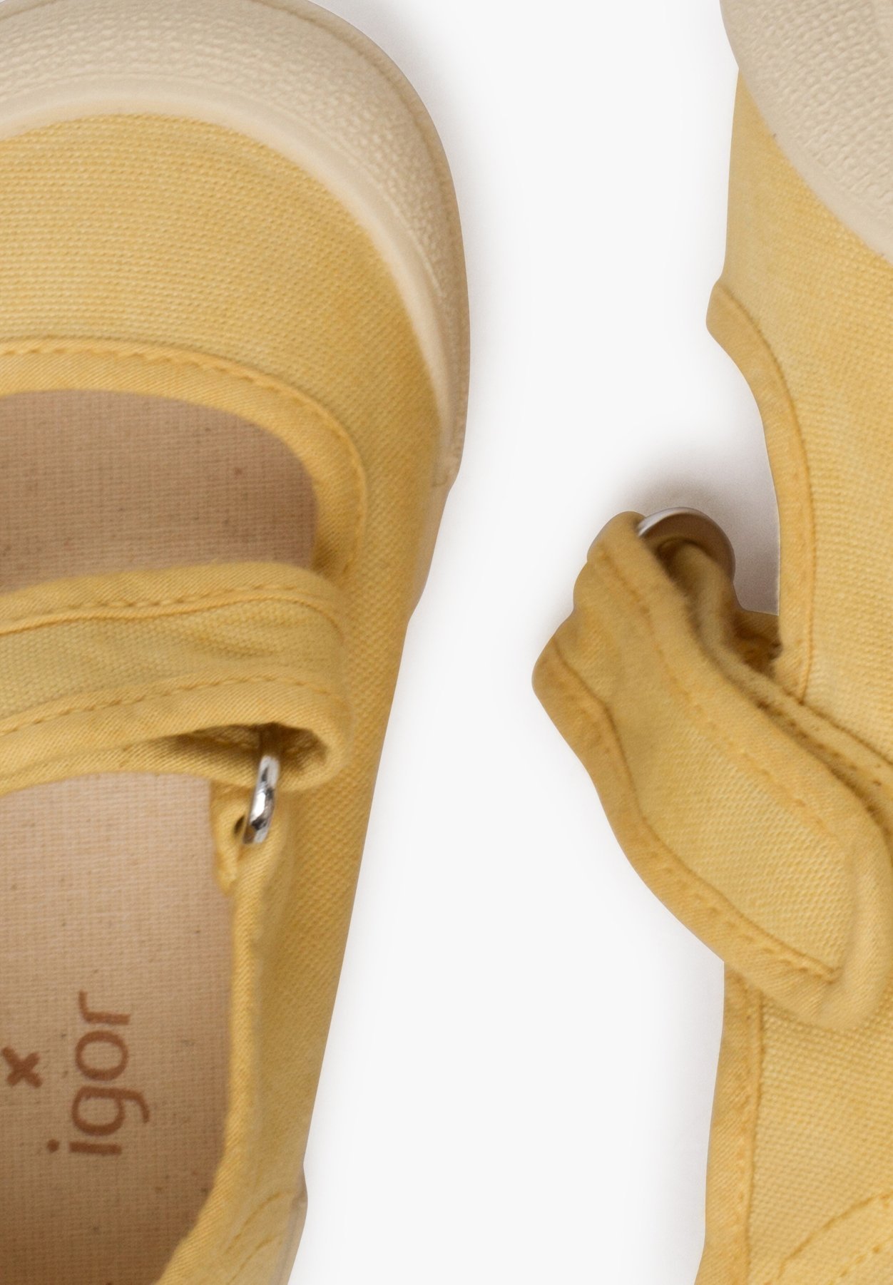 Pisamonas MERCEDITAS BAREFOOT - Ballerina's met enkelbandje - mostaza