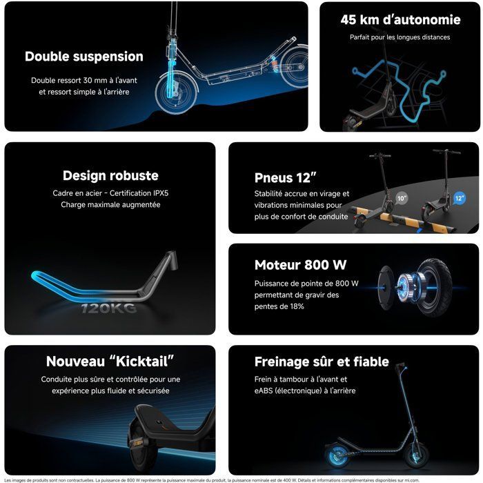 Electric Scooter - Xiaomi - Electric Scooter 6 - 800W - 12