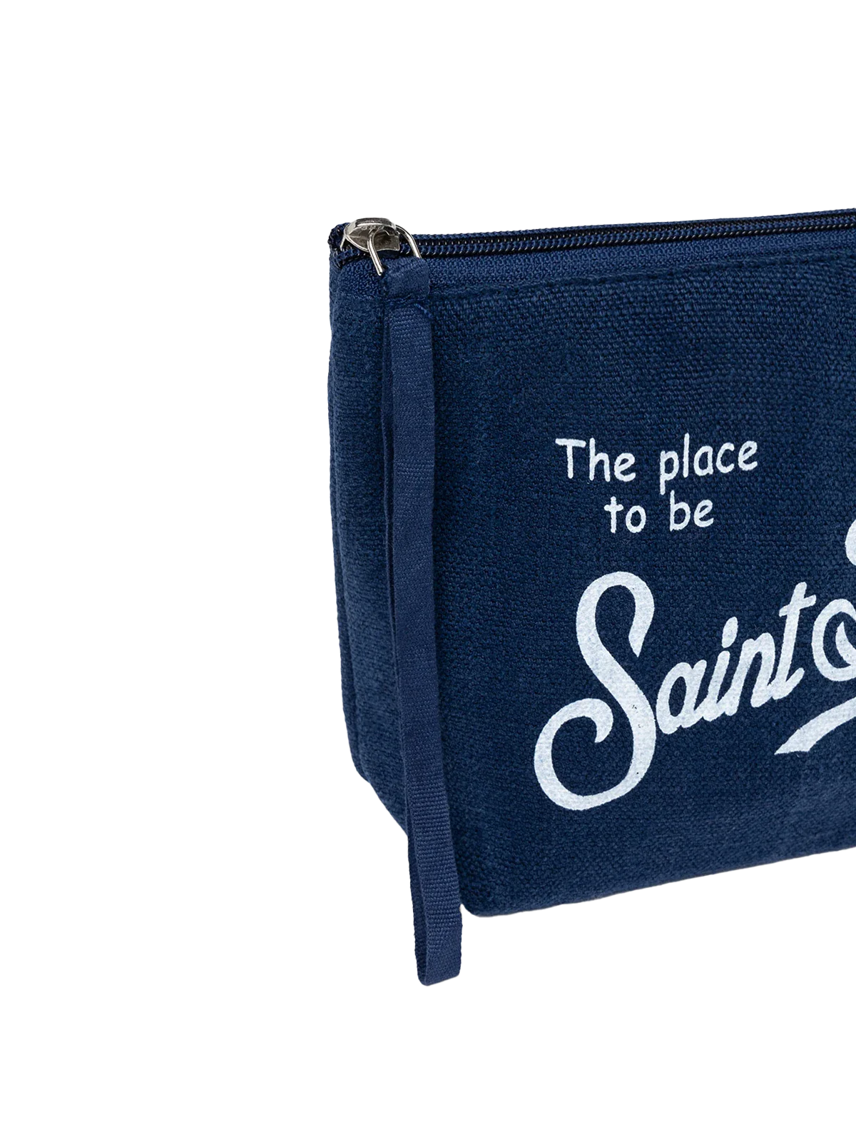 Τσάντα clutch Aline σε μπλε σκούρο λινό χρώμα από λινό
