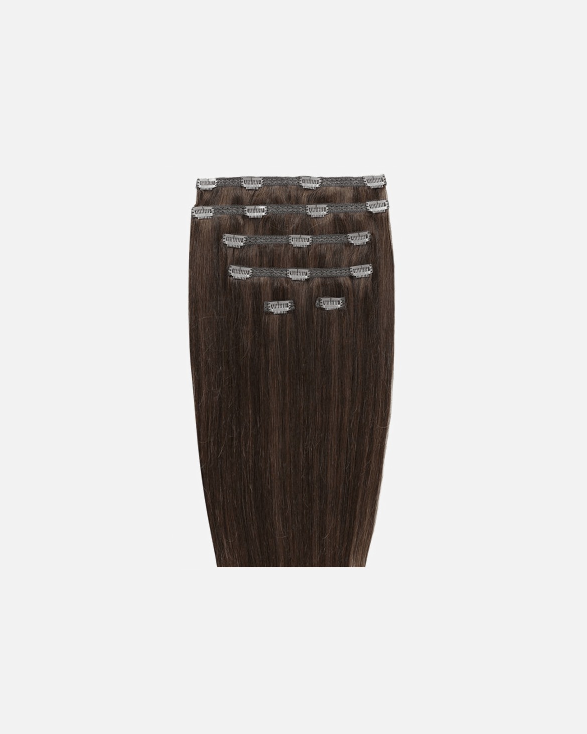 Gold24 Extensions GOLD24 Clip-in Extensions #4 Brun - 60 cm - 1 stk.