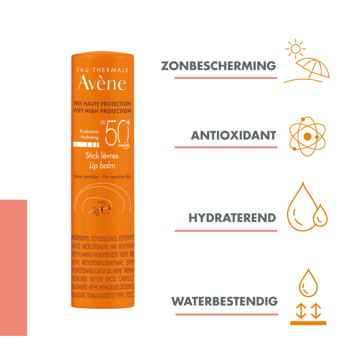 Avène Lippenbalsam Solaire Lippenbalsam SPF50+ - 3 g
