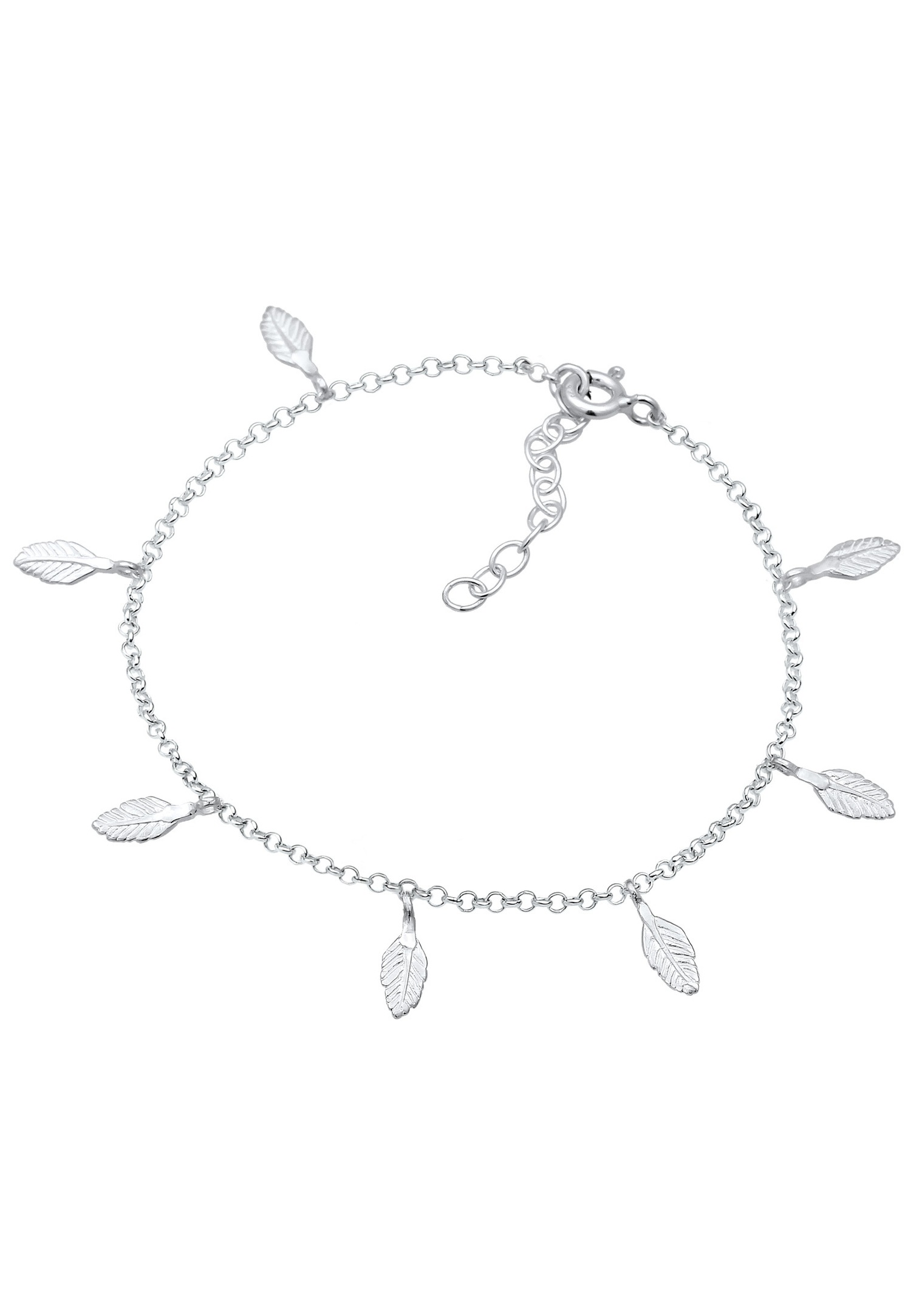 Elli Femmes collier à pois plume BettelBoho look en argent sterling 925